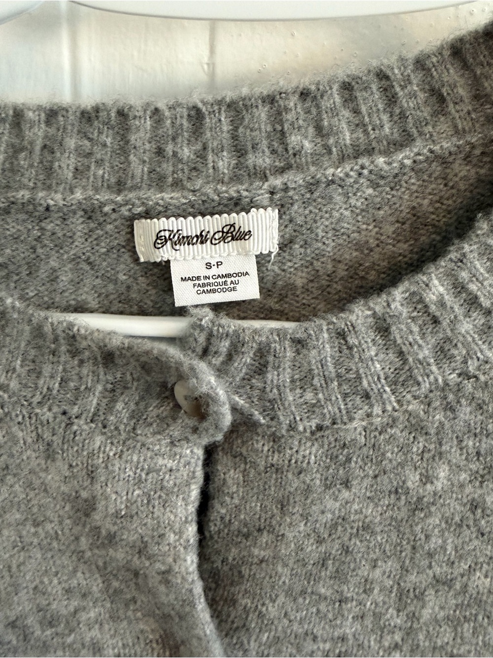 Kimchi Blue Rachel Cardigan in Grey - Picture 2 of 4